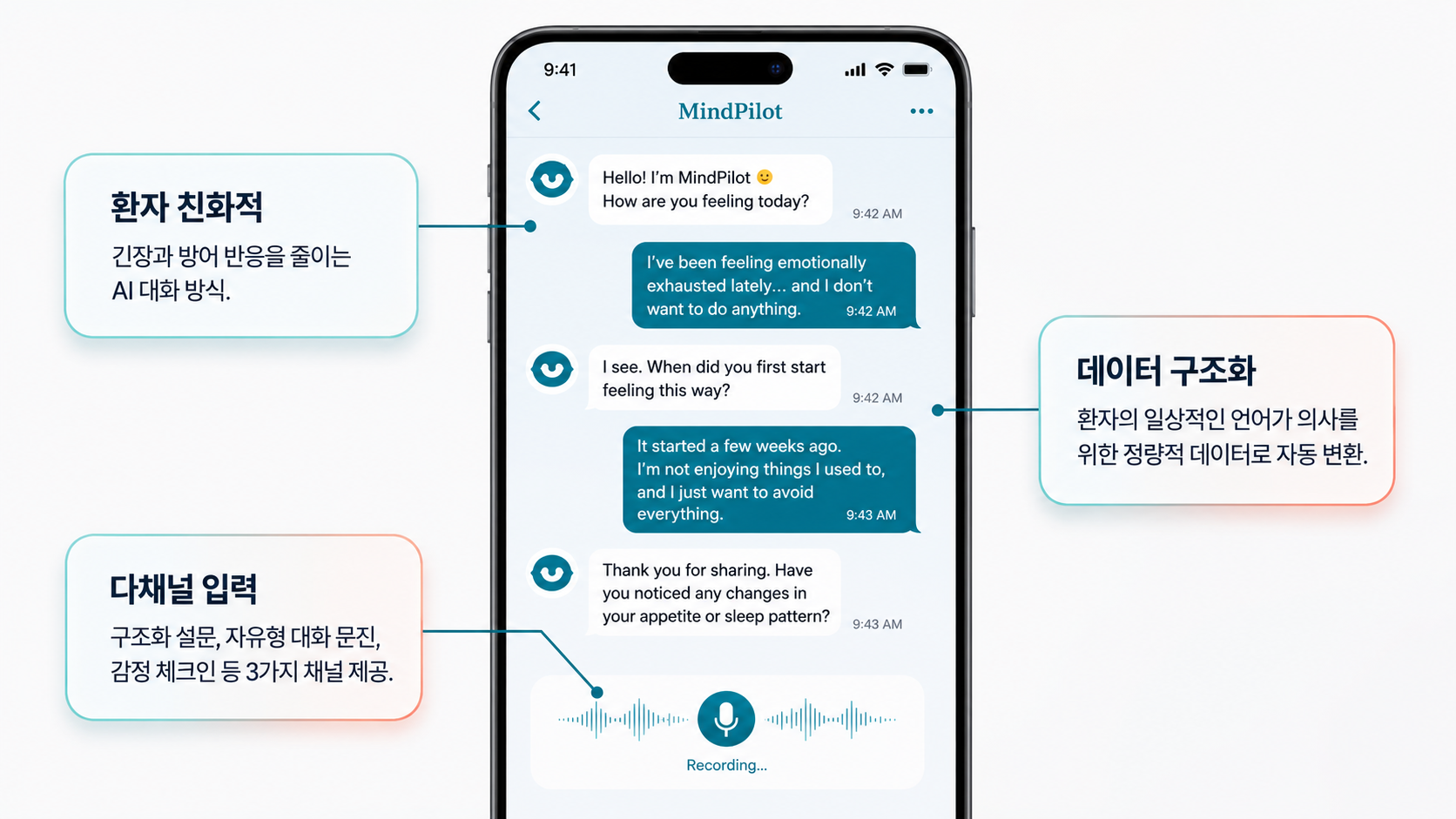 MindPilot Customer Screen